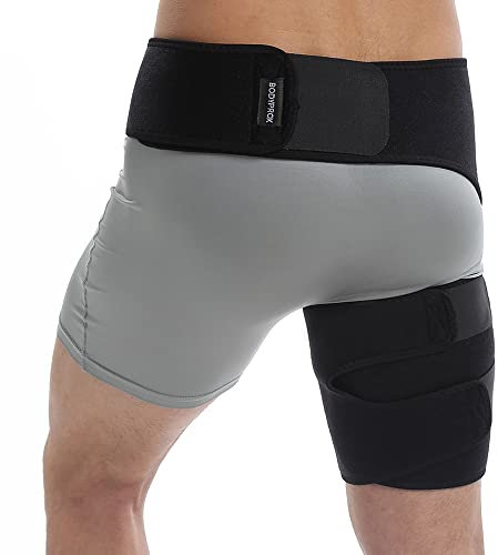 Bodyprox Groin Wrap, Supporto Regolabile Per Il Dolore All'Anca, Del Manico, Ischio-Gambali, Coscia E Nervo Sciatico