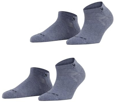 Burlington dam Everyday Sneaker 2-Pack Ankelstrumpor bomull andningsaktiv
