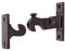 ZEROplus Black Iron Birds Beak/Gravity Door Holder, Automatic Door Catch, Z1402