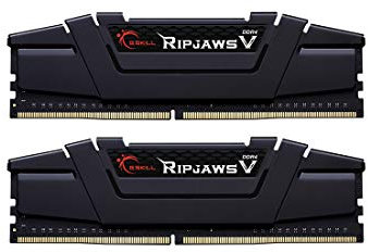 G.SKILL Ripjaws V DDR4, 64 GB: 2 x 32 GB, DIMM 288-Pin, ungepuffert, F4-4000C18D-64GVK, Black