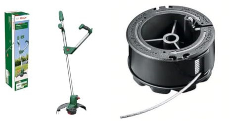 Bosch Home and Garden Cordless Grass Trimmer UniversalGrassCut 18V-26 & UniversalGrassCut spool with 6m 1.6mm line and sleeve