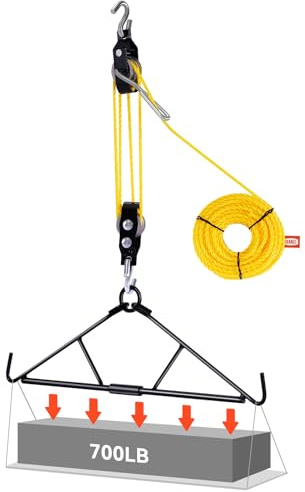 GearOZ Deer Hanger, Elk Hoist Pulley Lift System with Gambrel