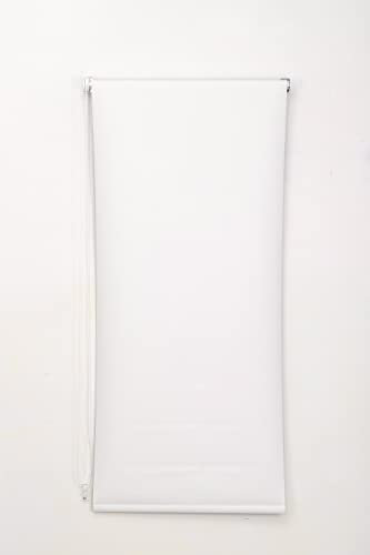 Funky Gadgets Roller Blinds Thermal Blackout Roller Blind, Easy Fit Child Safe Trimmable UV Protection Home Office Window Blinds, Cream Blind (60cm Wide X 165cm Drop)