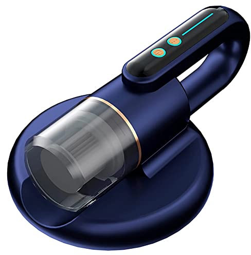 Marclix Pulitore per acari della polvere del materasso del letto 4KPa Aspirapolvere fili portatile ad alta frequenza doppio battito, con lampada UV che uccide blu