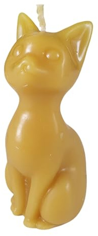 Bivaxljus kattljus med lång hals 10 cm 100 % rent bivax