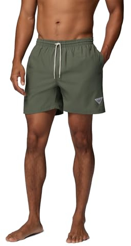 Columbia Men's PFG Ramble Quick Dry Swim Short, Cypress/Dark Stone, XX-Large x 6