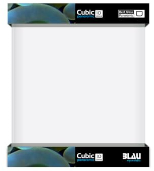 Blau Aquaristic Cubic Panoramic 20 x 20 x 25 cm 10 litri 3150 g