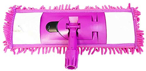 PAMEX - Mopa de Microfibra 45 cm con Plataforma Violeta incluida