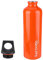 MAGT Fuel Bottle, Portable Fuel Bottle Outdoor Fuel Container Aluminum Alloy Fuel Storage Container Waterproof Fuel Storage Bottle Orange