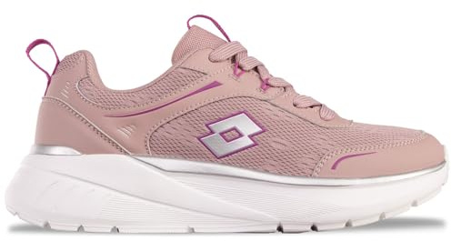 Lotto EXERTIV Unisex Sneaker, Dk.Rose/Lilac, 38 EU, Dk Rose Lilac, 38 EU