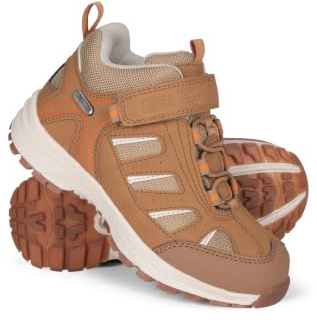 Mountain Warehouse Drift Junior Kids Waterproof Boots Tan 11