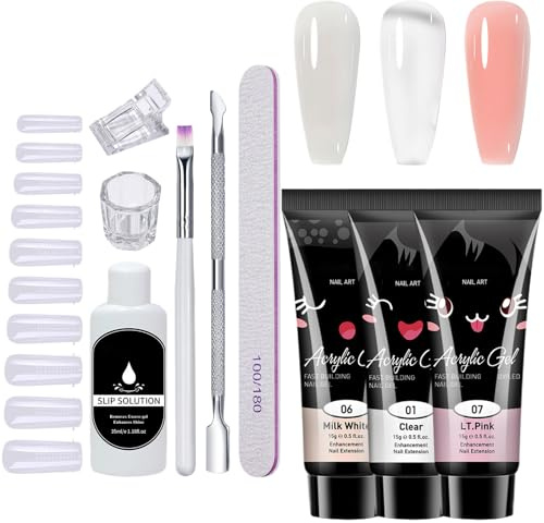 P-olygel S-tarter Set,P-oly Gel Nägel Set,Polish Nail S-tarter Kit,Gel NägelSet,p-olygelSet,Für Anfänger,Nagelset Gelnägel Starterset,NagelSets Für Anfänger