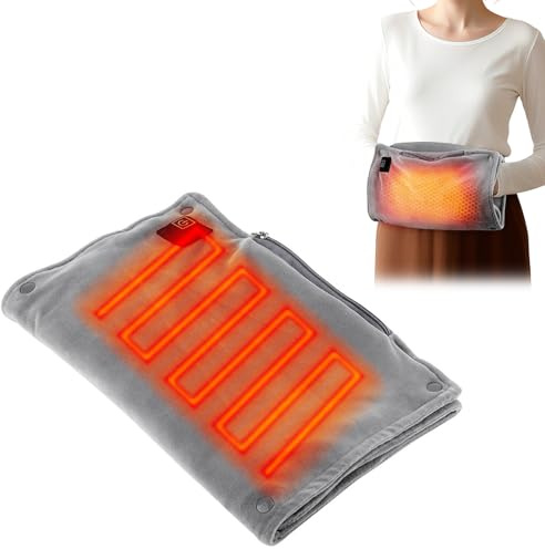 Termoforo Elettrico,Tappetino Riscaldante 30x60 cm,Cuscino Riscaldante,Pad Elettrico,Cuscino Elettrico Riscaldante,Lavabile,Cuscino Termico,Termoforo Cervicale Spalle Schiena Addome e Gambe