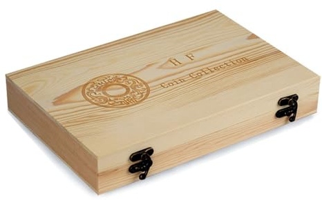Generisch Lot de 50/100 boîtes de rangement en bois pour capsules de
