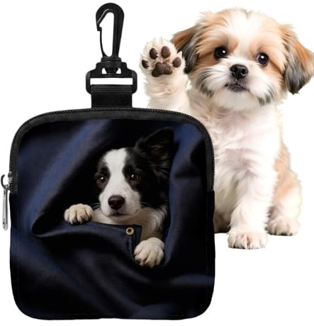 Hundgodispåse Bärbar Valpsnacksbehållare | Hundgodispåsar Och Träningsficka för promenader, camping, utomhusaktiviteter, resor och