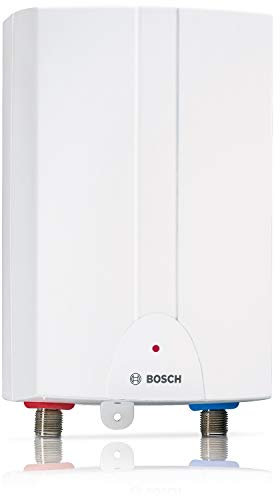 Bosch hydraulischer Kleindurchlauferhitzer Tronic 1000 6 B, übertisch Durchlauferhitzer mit Festanschluss, robust für alle Wasserhärten, Energieklasse A, 6 kW