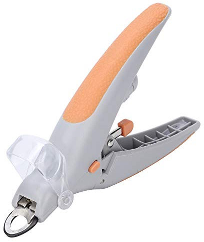 5X Magnifier Dog Nails Clippers, Professional LED Light Safety Trimmer Dog Cat Nail Clipper for Large, Medium and Small Breed, Rabbit and Guinea Pigs Nail Clippers with Safety Guard