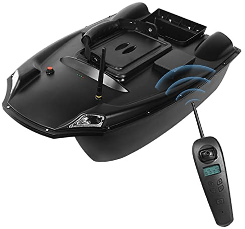 LZYLZF Barca Esca da Pesca, Fishfinder 3 kg di Carico Dell'esca, Motori Doppi Ad Alta Potenza, Distanza del Telecomando 500 M, Ritorno Intelligente, Barca per Esche con GPS E Custodia(Color:Un)