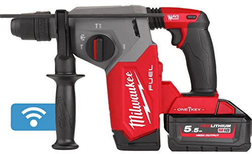 Milwaukee M18 ONEFHX Fuel 18v Cordless Brushless SDS Plus Drill 2 x 5.5ah Li-ion
