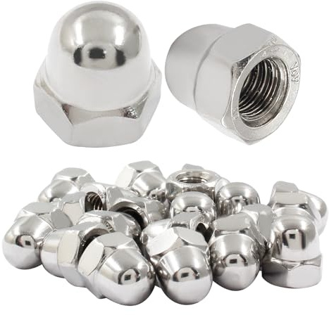 Hitefu 20PCS M8-1.25mm Acorn Cap Nuts