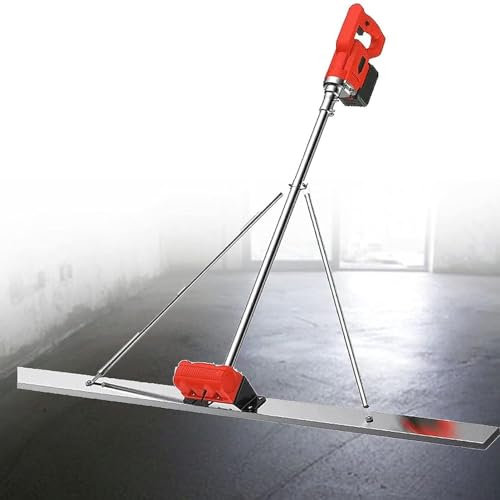 Elektrisches Estrich-Vibrationswerkzeug for die Betonverarbeitung, elektrischer kabelloser Estrich-Zement-Finishing-Vibrationsmotor, 6000 U/min Betonoberflächen-Nivellierungs-Stampferlineal(1M)