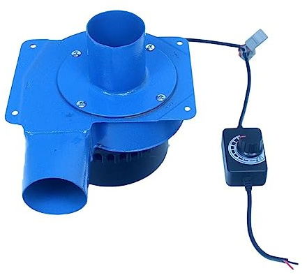 Ventilador soplador,soplador de aire, Soplador de aire centrífugo pequeño de alta presión de 12 V CC, ventilador, motor sin escobillas de 20 W, tubo de 50 mm con control de interruptor continuo para v