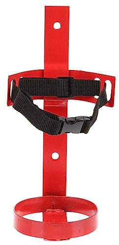 Angoily Soporte De Pared Para Extintor Con Correa Reforzada Bastidor Metálico Resistente Para Montaje Seguro y Ahorro De Espacio Hogar y Oficina