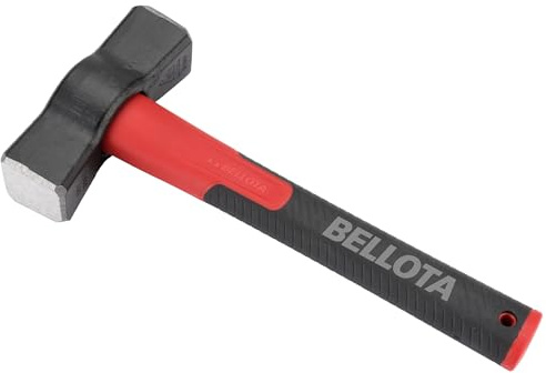 Bellota 5308ACFN - Maceta albañil española con mango fibra carbono, con cabeza de 1 Kg