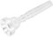 Trompete Mundstück 3C Silber Meg Größe Geeignetes Hochregister C Trompete Bach Conn King Musikinstrumente Accessoire (Silber)