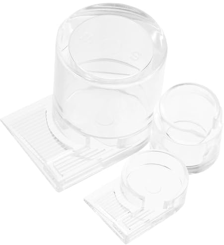 Abaodam Set 2 Dispenser Acqua per Formiche in Acrilico Leggero Accessorio Pratico per Alimentazione Nido di Formiche per Allevamento e Habitat