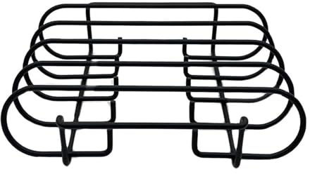 Generico Supporti per Costine per Grigliata | 4 Fessure Grande Verticale Griglia in Acciaio Inossidabile,Supporto per di E Costine,per Cucina Domestica Barbecue Esterno Campeggio