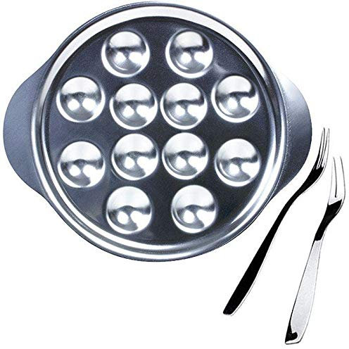 Youdoit Piatto e 6 forchette per lumache