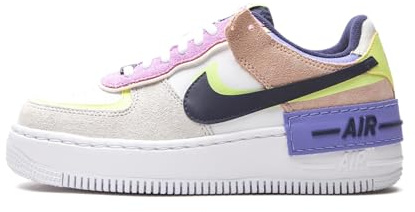 Nike Damen Air Force 1 Shadow Sneaker, Photon Dust Royal Pulse Barely Volt, 37.5 EU