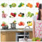 Haowul 3d Fruit Tile Oil-proof Wall Stickers Kitchen Heat-resistant Wall Decal Home Decor Bathroom Waterproof Protection Film Art Mural