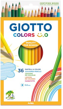 Pastelli colorati Giotto Colors Smile - 36 pezzi