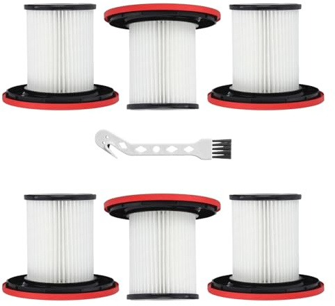 6 Stück Filter Zubehör für Bosch Unlimited Serie 6 Akku Staubsauger BKS611MTB BCS611AM Ersatzfilter Ersatzteile (Ersetzt 12033215)