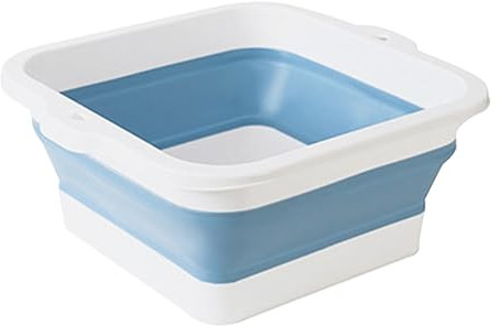 Opilroyn Baignoire pour pieds - 168 points de massage - Picots convexes - Pliable - Grande taille - Pour voyage, maison, personnes âgées