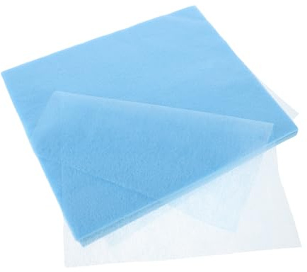 NIYANGLE 200 feuilles Papier Filtre Collecteur de Poussière pour Ongles Bleues Filtre Adaptable pour Aspirateur de Poussière de Manucure Accessoires et Usage Domestique