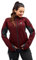 RevolutionRace Fusion Fleece für Damen, perfekt für Wanderungen und Outdoor-Abenteuer, Bison Red, XS