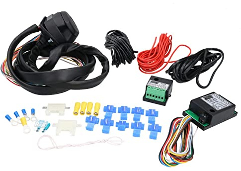 AB Tools 13 Pin Towbar 2m Wiring Kit includes 7 Way Bypass and Split Charge Relays MP3814