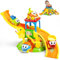 Wdebay Toddler Toys for 1 2 3 Year Old Boys and Girls Birthday Gifts, Elephant Slide with 4 Cartoon Cars Learning Baby Toys 12-18 Months, Educational Games for 1+ Year Old, Toddler Push Car Ages 1-2