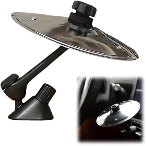 Crash-Becken für das Auto, Crash-Becken für die Lüftung des Autos, Mini-Becken mit Clip, Crash Cymbals Air Vent (Silber, 1 Stück)