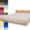 JONA SLEEP® Spann-Bettlaken (180-200 x 200 cm) Premium Spannbettlaken - 220gm² - hält über 150 Wäschen Stand | ÖKO-TEX 100 (Kiesel)