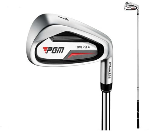 Ferro da golf con manico in carbonio/acciaio per destrimani, ferro da golf n. 5/6/7/8/9/P/S, ferro da golf per uomo e donna (con albero in acciaio,#S(uomini))