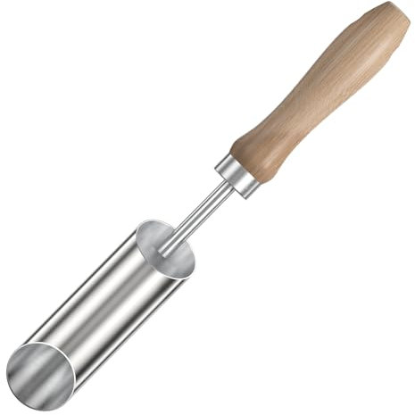 FLORA GUARD Zwiebelpflanzer, Blumenpflanzer,Blumenzwiebel-Pflanzer aus Edelstahl für gleichmäßige Löcher