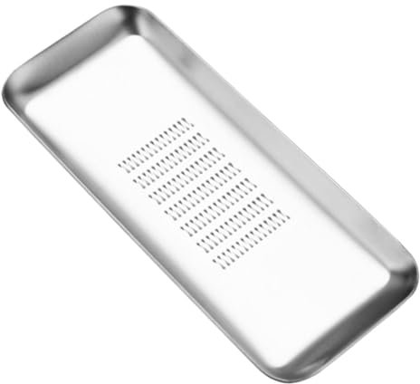 Alipis Rallador De Jengibre y Ajo De Acero Inoxidable, Tamaño Compacto, Cuchillas Afiladas, Herramienta Para Moler Alimentos, Accesorio De Cocina Para Frutas y Verduras, Diseño Cóncavo Anti-derrame