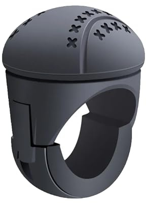 Xibao Universal Auto Lenkradknauf,Power Lenkrad Drehknopf Spinner Griff,Lenkradspinnknopf Lenkhilfe für Autos,Geeignet für Autos,LKWs,Gabelstapler,Rasenmäher,Minivans,Limousinen,Traktoren,Boote usw