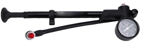 Zunate Pompe d'amortisseur de Vélo 300 PSI avec Jauge |Pompe à Air de Suspension Haute Pression avec Soupape de Surpression pour Amortisseurs Arrière de Fourche Avant