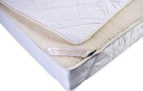 Exklusive Merino Wool Unterbett aus Matratzenauflage King unterbett 160 x 200 cm