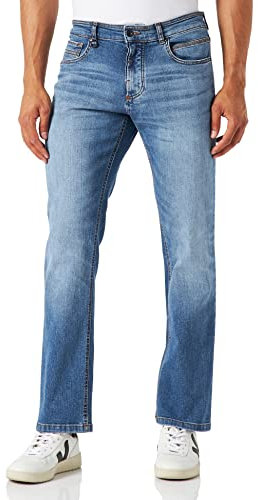 camel active Herren Relaxed Fit fleXXXactive® Jeans Blau, menswear-40/32